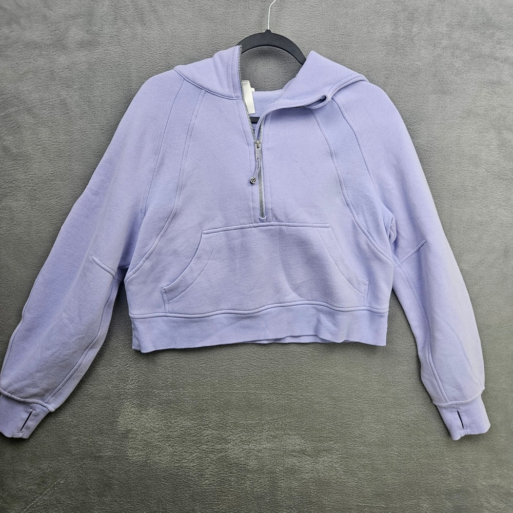 Lululemon Scuba Oversized Half Zip Hoodie Lilac Purple XS/S